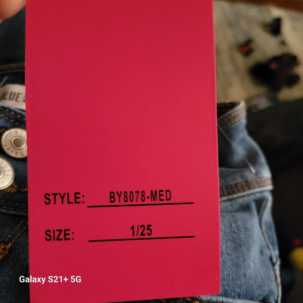NWT Blue Savvy Bootcut Size 1/25 - Picture 7 of 7